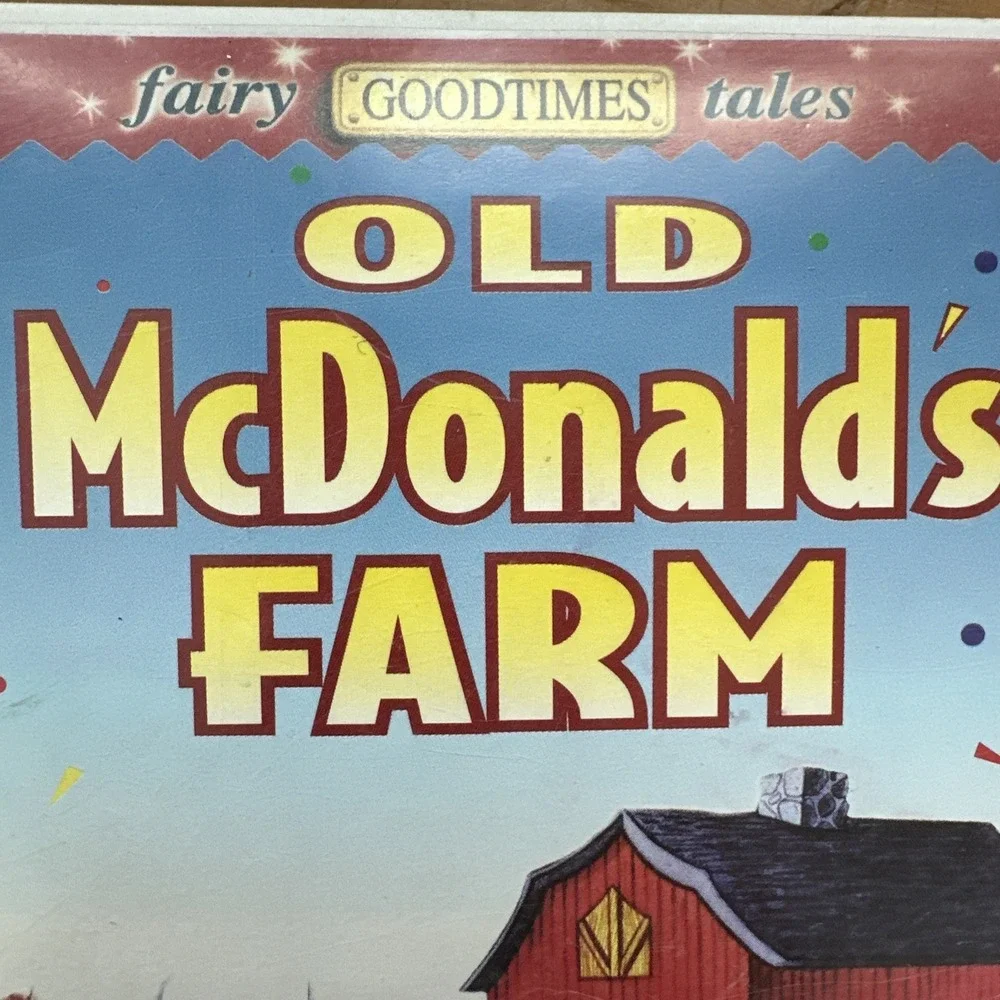 Old McDonalds Farm VHS Kids Fairy Tales Fully Animated Color Cartoons 1996